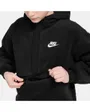 Sweat à capuche sherpa Enfant plus agé K NSW CLUB FLC LOOSE QZ HDY WZ Noir