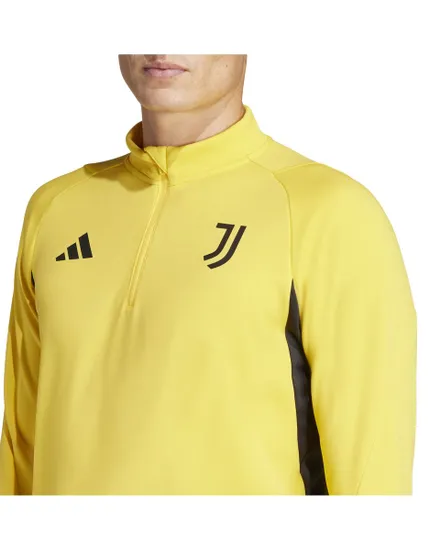 Haut zip manches longues Homme JUVE TR TOP Jaune