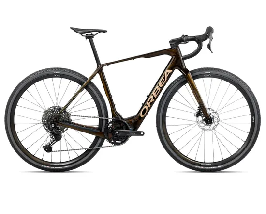 Vélo de gravel électrique Unisexe DENNA M40 Caramel/Or