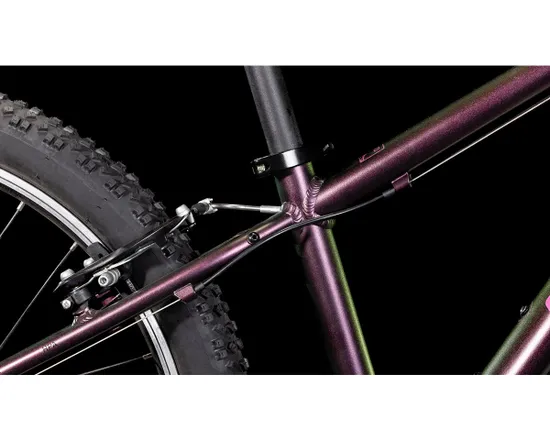 VTT semi rigide Enfant ACID 240 Violet/Rose