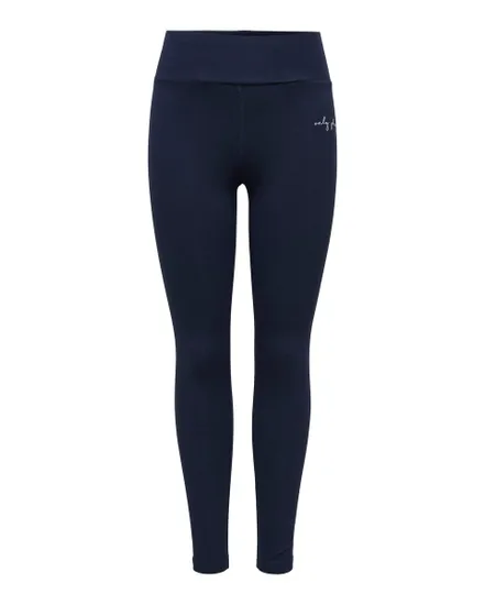 Legging taille haute Femme ONPSALINA LIFE HW JRS LEG CUR Bleu