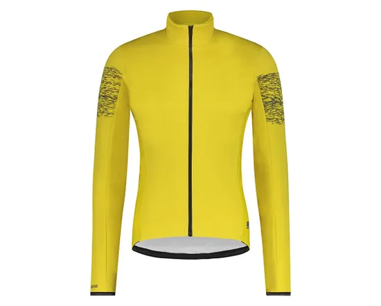 Maillot manches longues coupe-vent Homme BEAUFORT INSULATED Jaune Moutarde