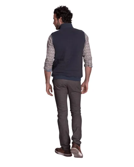 Gilet matelassé sans manches Homme GRANDBORNAND Brun