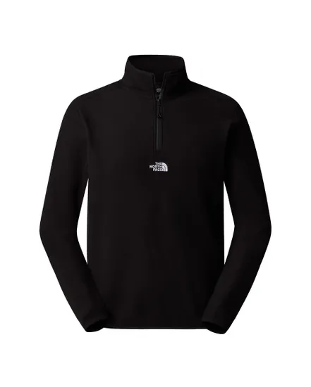 Polaire zip Homme M GLACIER 1/4 ZP - EMBROIDERED LOGO Noir