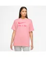 T-shirt manches courtes Femme W NSW TEE AIR BF Rose