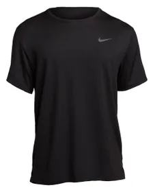 T-shirt manches courtes Homme M NK DF UV MILER SS Noir