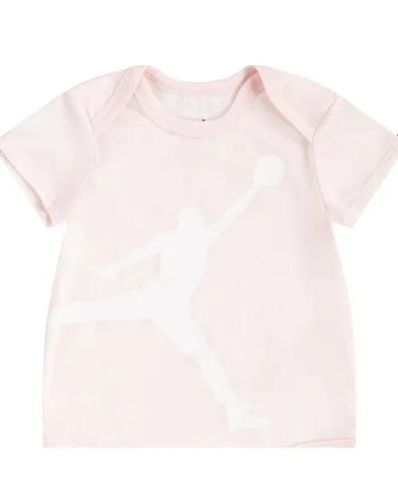 Ensemble 3 bodies Bébé fille JUMPMAN FLIGHT PATCH AOP SET Rose