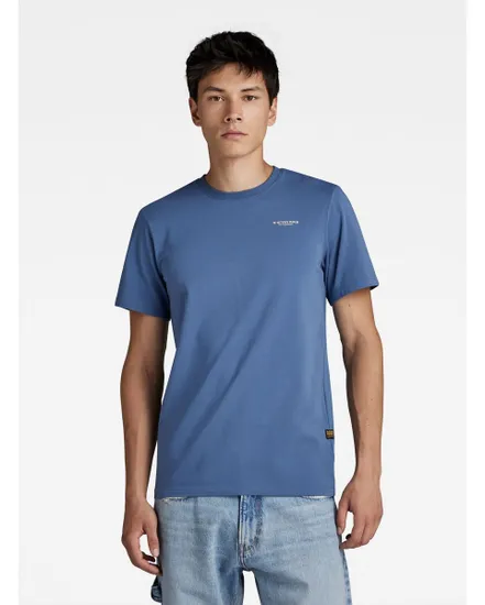 T-shirt Homme SLIM BASE R T SS Bleu