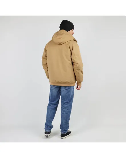 BLOUSON CANVAS DOUBLE SHERPA Homme Beige