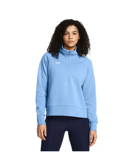 Sweat Femme UA RIVAL FLEECE HZ Bleu