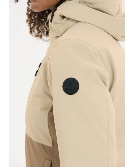 Veste de ski Femme DRIZZLE W SKI JACKET W-PRO 10000 Beige