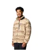 Veste polaire zip Homme WINTER PASS PRINTED FLEECE II Beige