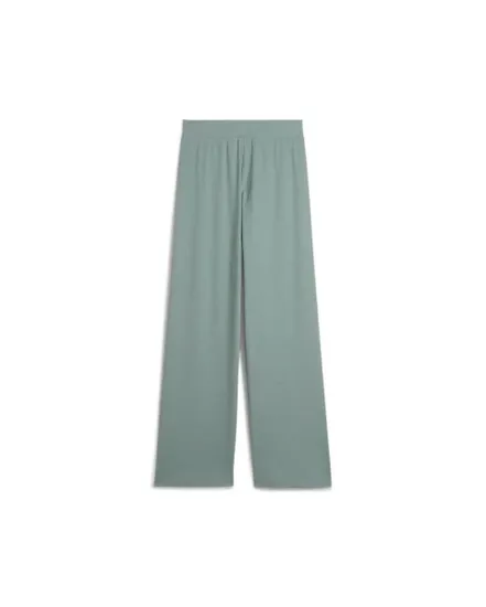 Pantalon de survetement Femme ESS ELEVATED HIGH-WAIST STRAIGHT LE Vert