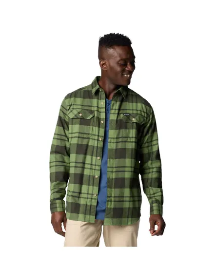 Chemise Homme FLARE GUN STRETCH FLANNEL Vert