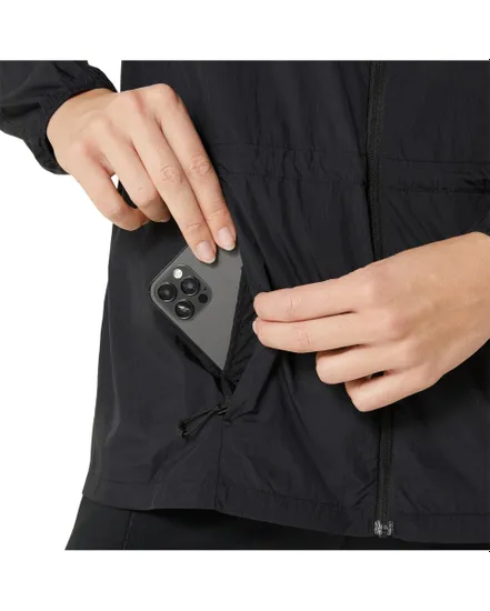 Veste à capuche Femme ROAD PACKABLE JACKET Noir