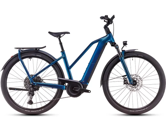 Vélo électrique trekking KATHMANDU HYBRID EX 800 Bleu