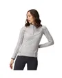 Haut col zip Femme Wmns Yonder Blanc