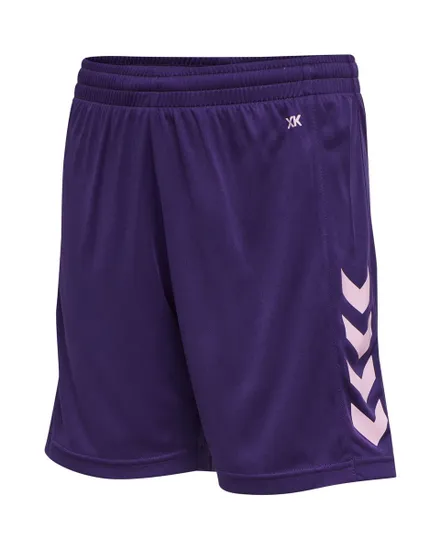 Short de Handball Enfant CORE XK POLY SHORTS KIDS Violet
