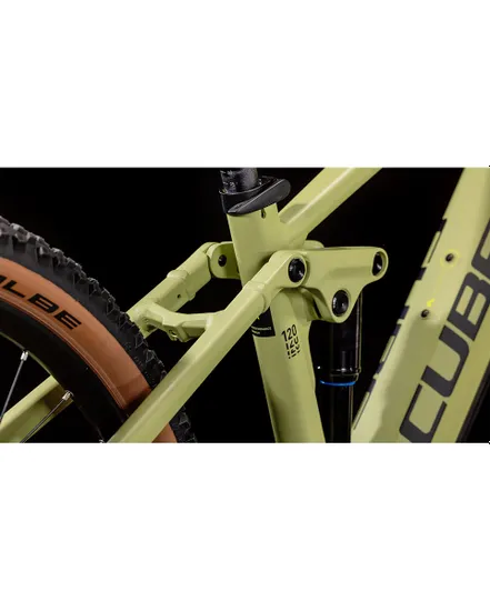 VTT électrique tout suspendu Unisexe STEREO HYBRID 120 ONE 750 Vert Olive/Vert