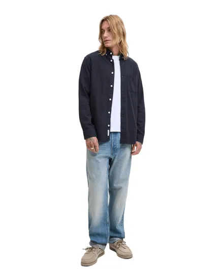 Chemise Homme Jprblubrook Twill Solid L/S Shirt