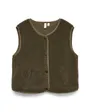 Gilet sans manche Femme VMGILLY SL GILET JRS BTQ FR Vert