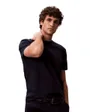 Tee shirt Manche Courtes Homme Rayures Texturées Calvin Klein