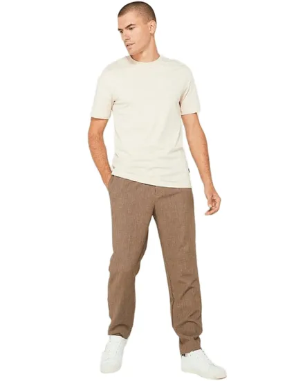 T-shirt col rond Homme THOMPSON Beige Clair