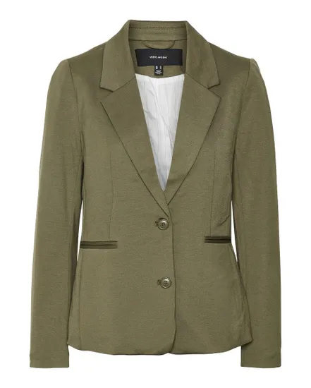 Veste Femme VMLUCCA LS SLIM JERSEY BLAZER NOOS Vert