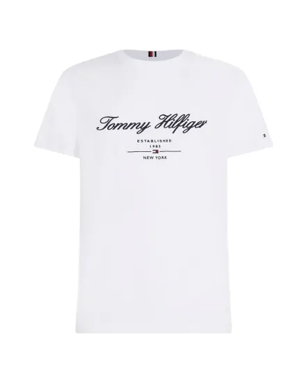 T-shirt col rond Homme SCRIPT LOGO TEE Blanc