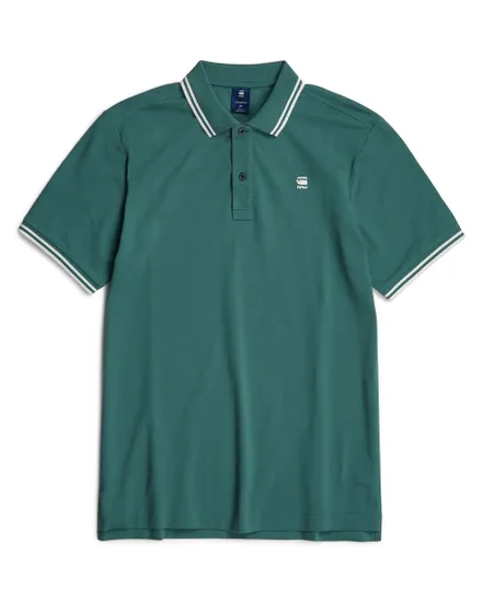 Polo Homme DUNDA SLIM STRIPE POLO SS Rouge