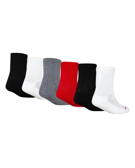 Lot de 6 chaussettes Garçon JHB JORDAN LEGEND CREW 6PK Multicolore