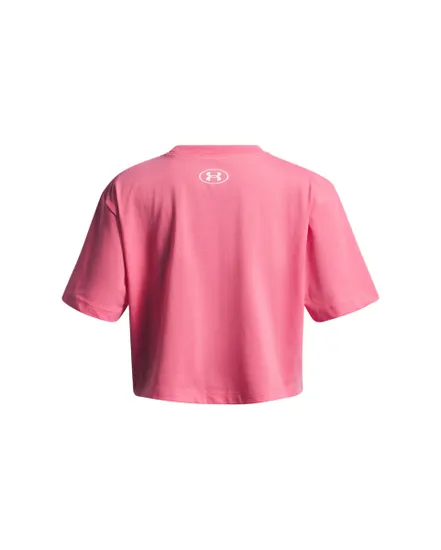 T-shirt Fille UA RIVAL SS Rose