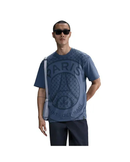 T-shirt de football Homme PSG M NK SSNL PRINT TEE Bleu