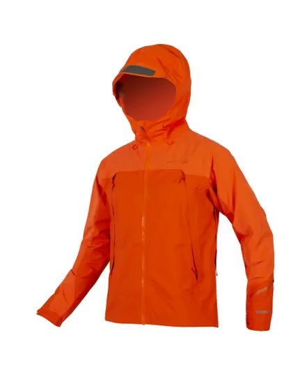 Veste imperméable Homme MT500 II Orange Harvest