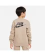 Sweat Enfant B NSW SI FLC CREW  BB Beige