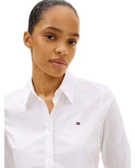 Chemisier Femme COTTON STRETCH REGUL TH Blanc