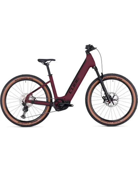 VTT électrique semi rigide Unisexe REACTION HYBRID SLX 750 Bordeaux