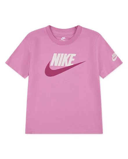 T-shirt Jeune enfant NKN CLUB FAMILY S/S KNIT TOP Rose