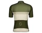 Maillot manches courtes Homme RC TEAM Vert Foin/Blanc Coton