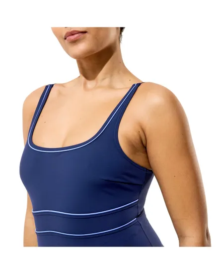 Maillot de bain Femme SOLID CONTOUR ECLIPSE 1P NAV/PUR Bleu