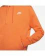 Sweat à capuche manches longues Homme M NSW CLUB HOODIE PO BB Orange