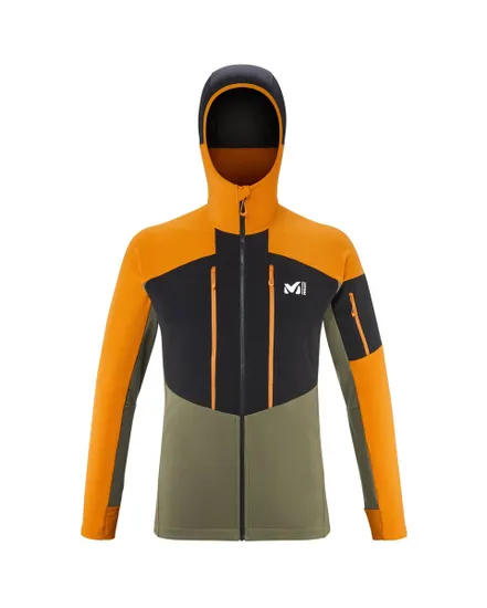 Sweat zip à capuche Homme PIERRA MENT HOODIE Orange