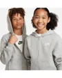 Sweat à capuche Enfant plus agé K NSW CLUB FLC HD FZ LS LBR Gris