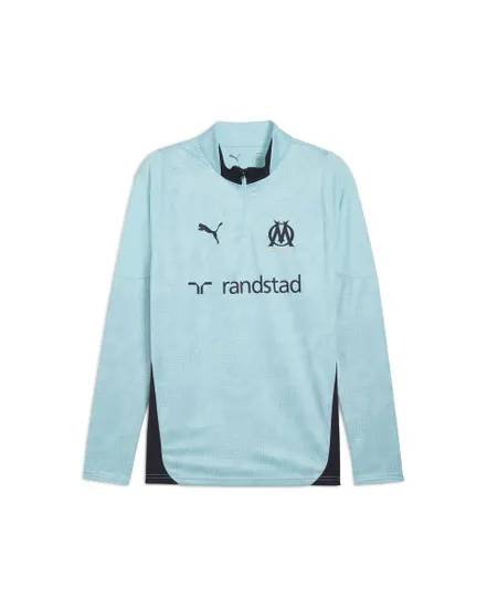 Haut d'entrainement Homme OM TRAINING 1/4 ZIP Bleu