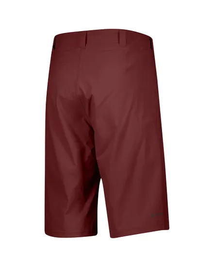 Short Homme TRAIL FLOW AVEC PAD Rouge Grenat