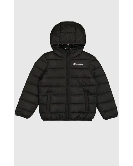 Doudoune a capuche Enfant Champion HOODED JACKET Noir Sport 2000 Ref 306868 KK001