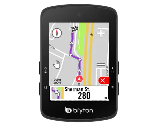 Compteur GPS de vélo RIDER S510 E Noir
