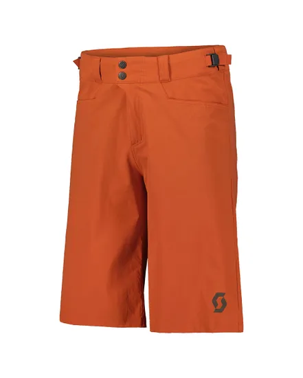 Short Homme TRAIL FLOW AVEC PAD Orange