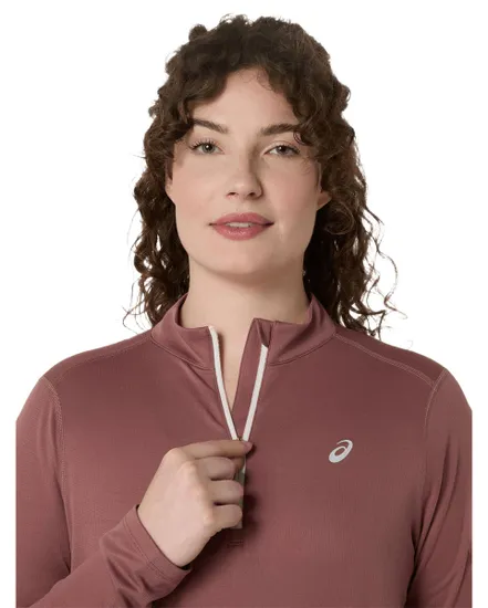 Haut Running Femme ICON 1 2 ZIP LS TOP