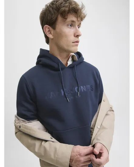 Sweat à capuche Homme JPRBLULOYAL SWEAT HOOD PRAU25 Bleu